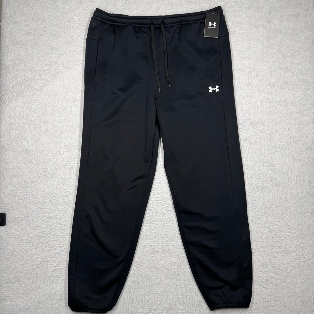 Under Armour Storm Fleece Pro Track Pants Joggers Black 6010165 Men's Size‎ XL